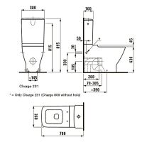 Унитаз компакт Laufen Palace New 8.2470.6.000.231.1 без бачка и сиденья — фото 2, Унитазы
