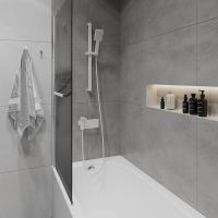 Душевая штанга Iddis Slide SLI70WLi17 Белая матовая — фото 2, Штанги для душа