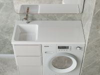 Раковина Madera Kamilla 100 L 4627173210577 с местом под стиральную машину Белая — фото 4, Раковины встраиваемые сверху