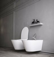 Товар: Унитаз Creto Logan L3 1003-001-L3W подвесной Белый без сиденья - фото 12 Унитаз Creto Logan L3 1003-001-L3W подвесной Белый без сиденья — фото 12, Подвесные унитазы