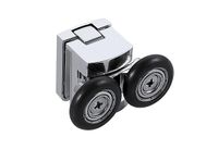 AQ ARI RO10020BL Душевой уголок 1/4 круга, двери раздвижные 1000x1000x2000, профиль черный, стекло п — фото 6, Прямоугольные душевые уголки