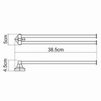 Товар: Аксесс Aller K- Держатель полотенец рога (блистер),хром, WasserKRAFT арт-1131 - фото 4 Аксесс Aller K- Держатель полотенец рога (блистер),хром, WasserKRAFT арт-1131 — фото 4, Полотенцедержатели