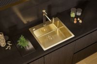 Смеситель для кухни Alveus Zina Monarch Gold 1136509 Черный Золото — фото 5, Смесители для кухни