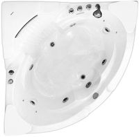 Акриловая ванна Gemy G9082 B 152х152 с гидромассажем — фото 3, Ванны