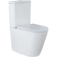 Унитаз компакт Azario AZ-2149 с бачком и сиденьем Микролифт — фото 1, Напольные унитазы