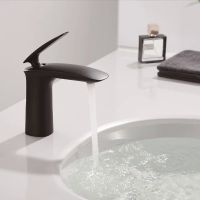 Смеситель для раковины Rose R11H Черный матовый арт-R1101H — фото 3, Смесители для раковины