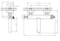 Смеситель "Bangkok" д/ванны, без акс., арт. BG54 — фото 2, Смеситель для ванны
