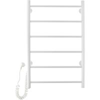 Электрический полотенцесушитель Domoterm Классик DMT 109-6 50x80 EK L Белый матовый — фото 1, Электрические полотенцесушители