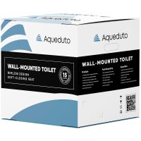 Унитаз Aqueduto Macio MAC0120 подвесной Белый матовый с сиденьем Микролифт — фото 10, Подвесные унитазы