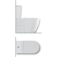 Унитаз компакт Hatria Fusion Y1ZB01 без бачка и сиденья — фото 2, Унитазы