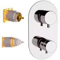 Товар: Смеситель для душа Remer Minimal Thermo NT92KB с термостатом Хром - фото 3 Смеситель для душа Remer Minimal Thermo NT92KB с термостатом Хром — фото 3, Смеситель для душа