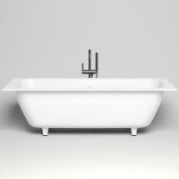 Ванна из искусственного камня Salini Orlanda Axis 190х80 103221M Белая матовая — фото 6, Ванны из искусственного камня