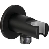 Шланговое подключение Remer 337MNO Черное матовое — фото 1, Шланговые подключения