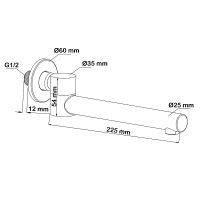 Излив для смесителя Swedbe Platta 5513 Хром — фото 5, Изливы