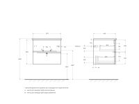 Товар: База под раковину подвесная CEZARES DUET-600-2C-SO-SPF-P - фото 2 База под раковину подвесная CEZARES DUET-600-2C-SO-SPF-P — фото 2, Тумбы под раковину