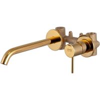 Смеситель для раковины Remer X-Style X15PLDO Золото — фото 1, Смесители для раковины