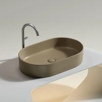 Раковина-чаша Ceramicanova Element 61 CN6048MC Капучино матовая — фото 13, Раковины накладные