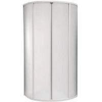 Душевой уголок Bas Басфор 90х90 ШТ00012 профиль Белый стекло Грейп — фото 1, Душевые уголки четверть круга