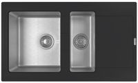 Florentina Мойка "Комби" 860 К, антрацит FS — фото 1, Кухонные мойки
