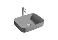 Раковина накладная для установки на столешницу AQUATEK ВЕГА  AQ5515-MG 500*390*130, матовый серый — фото 4, Раковины накладные