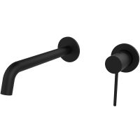 Смеситель для раковины Raiber Graceful RPB-004 Черный матовый — фото 1, Смесители для раковины