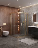 Душевой уголок CEZARES MOLVENO-AH-22-130/120-C-BORO-IV — фото 2, Прямоугольные душевые уголки