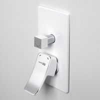 Aller 10641WHITE Смеситель для ванны и душа — фото 2, Смеситель для ванны