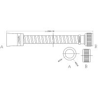 Душевой шланг Lemark Хром Серый арт-LE8042P — фото 4, Душевые шланги