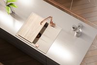 Мойка для кухни ALVEUS GRANITAL CADIT 10 TERRA - G22 590 X 500 1X в комплекте с сифоном 1132823, — фото 3, Кухонные мойки