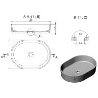 Товар: Раковина-чаша Holbi Ariel 55 1.02.011.11.1 Белая матовая - фото 4 Раковина-чаша Holbi Ariel 55 1.02.011.11.1 Белая матовая — фото 4, Раковины накладные