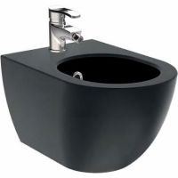 Биде Creavit Free FE510-00SM00E-0000 подвесное Черное матовое — фото 1, Биде