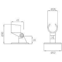 Товар: Держатель ручного душа Melodia della vita Standard MKP20504BL Хром - фото 2 Держатель ручного душа Melodia della vita Standard MKP20504BL Хром — фото 2, Комплектующие для душевого оборудования