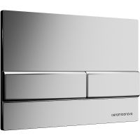 Система инсталляции для унитазов CERAMICANOVA Envision с кнопкой смыва Flat цвет хром матовый, крепл — фото 3, Инсталляции