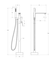 Товар: Напольный смеситель для ванны CEZARES COMFORT-VDP-01 - фото 4 Напольный смеситель для ванны CEZARES COMFORT-VDP-01 — фото 4, Смеситель для ванны