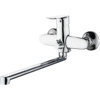 Смеситель для ванны Ростовская Мануфактура Сантехники SL133-006E универсальный Хром — фото 1, Для душа и ванны