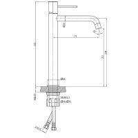 Товар: Смеситель для раковины Raiber Graceful RPB-002 Черный матовый - фото 3 Смеситель для раковины Raiber Graceful RPB-002 Черный матовый — фото 3, Смесители для раковины