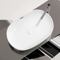 Раковина-чаша Ceramicanova Element 61 CN6064 Белая — фото 11, Раковины накладные