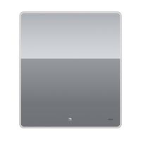 Зеркало POINT, 70x80 см, сенсорный выключатель, LED-подсветка — фото 3, Зеркала в ванную комнату