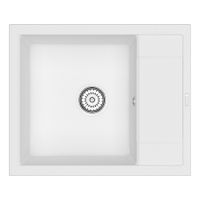 Мойка кухонная Point Римо 60 PN3010W, белый — фото 1, Кухонные мойки