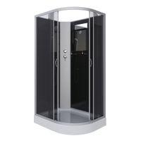 Душевая кабина Niagara Classic NG-3512-14LBK (120х80х200) низкий поддон(13см),стекло тонированное,3  — фото 1, Душевые кабины