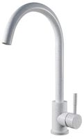 Смеситель для кухни ESKO Белый гранит матовый арт-K45 White — фото 2, Смесители для кухни