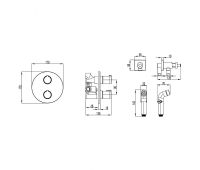 Гигиенический душ со смесителем Lemark Yeti LM7819C Хром — фото 2, Гигиенические души
