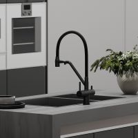 Товар: Смеситель для кухни Sancos Dora SC4003MB Черный матовый - фото 7 Смеситель для кухни Sancos Dora SC4003MB Черный матовый — фото 7, Смесители для кухни