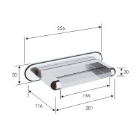 Излив для смесителя Remer 91NC Хром — фото 2, Смесители для биде
