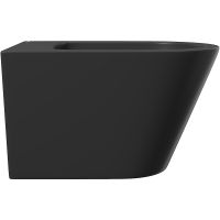 Биде Aqueduto Cone CON0340 подвесное Черное матовое — фото 2, Биде