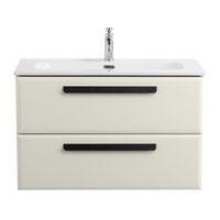 База под раковину подвесная CEZARES ECO-CER-N-800-2C-SO-AS-P — фото 1, Тумбы под раковину