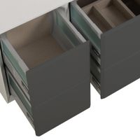 Товар: Шкафчик подвесной совместимый с базой под раковину CEZARES BELLAGIO 55302 Grigio nuvola - фото 3 Шкафчик подвесной совместимый с базой под раковину CEZARES BELLAGIO 55302 Grigio nuvola — фото 3, Шкафы для ванной