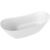 Ванна из искусственного камня Salini Noemi 185х80 101811SM Белая матовая — фото 4, Ванны из искусственного камня