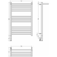 Товар: Электрический полотенцесушитель Сунержа Богема 3.0 1П 800x500 L 00-5806-8050 с полкой Хром - фото 3 Электрический полотенцесушитель Сунержа Богема 3.0 1П 800x500 L 00-5806-8050 с полкой Хром — фото 3, Электрические полотенцесушители