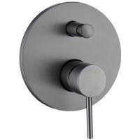 Смеситель для душа Caprigo Don 53-051-GUN Вороненая сталь — фото 1, Смеситель для душа